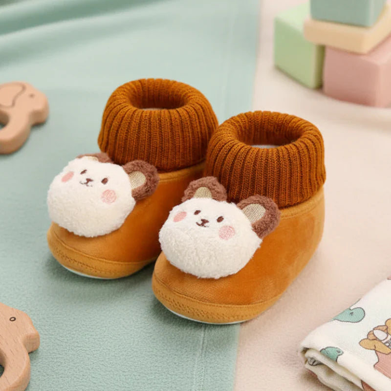 Warm and non-slip – Animal Infant Slippers