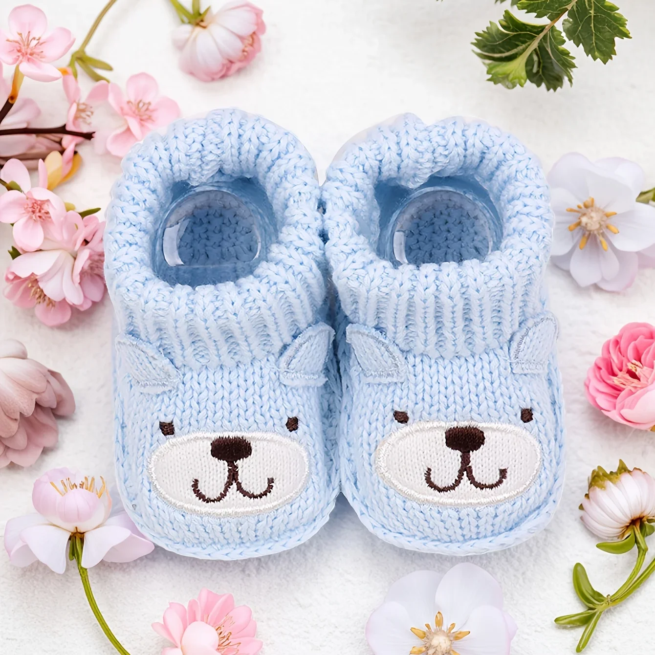 Knitted Infant Booties (3-6 months)