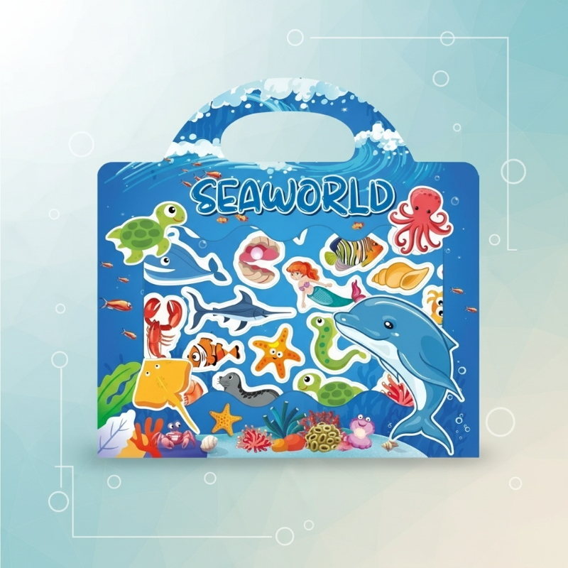 Vibrant & Educational - Reusable Sticker Book