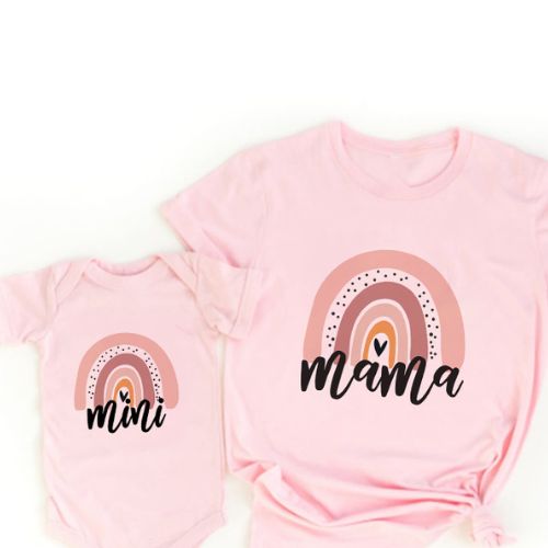 Mommy & Daughter - Matching Shirt & Romper