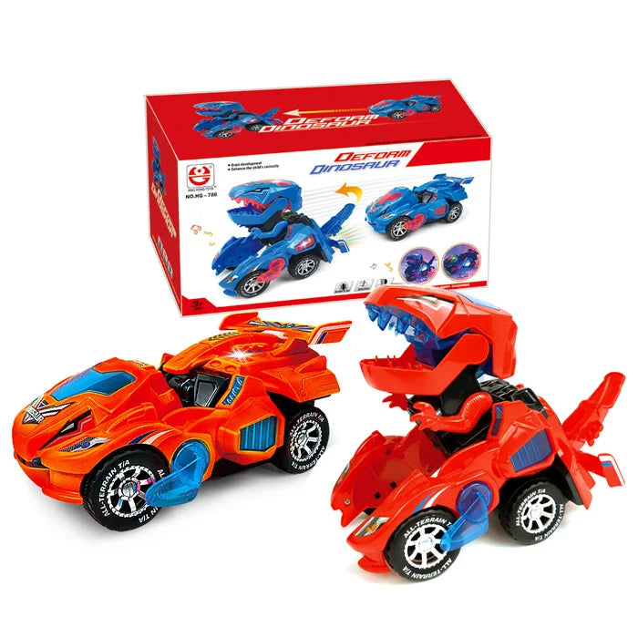 Transforming robot car