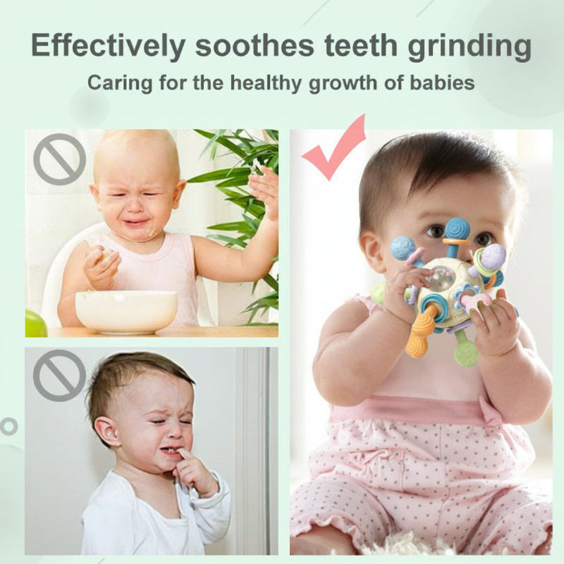 Plush & Safe – 3-in-1 Silicone Teether