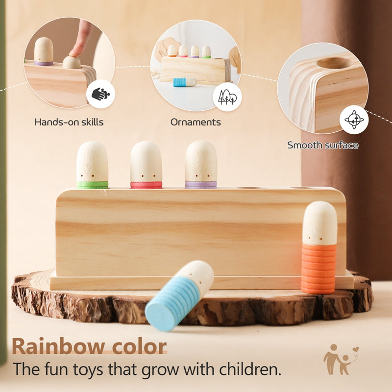 Playing & Developing – Sensory Wooden Infant Toys