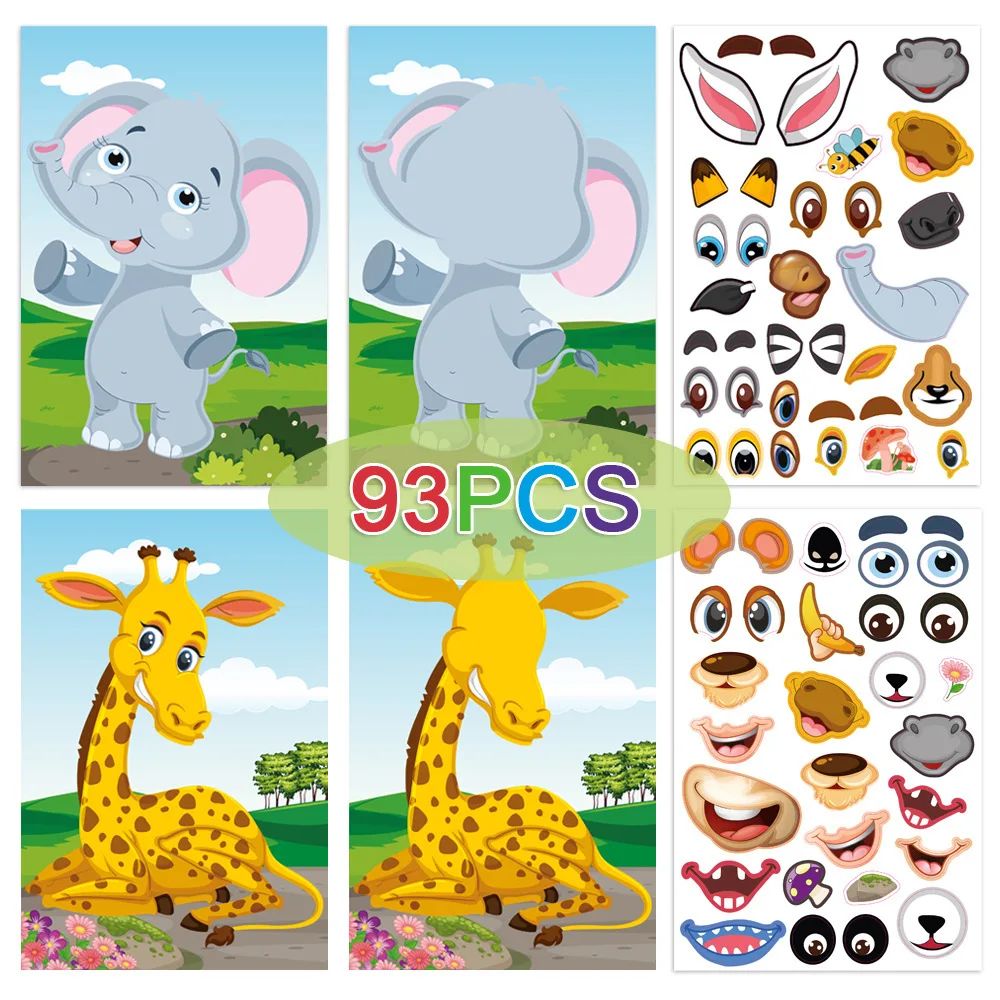 Animal Play & Sticky Fun - Reusable Sticker Book