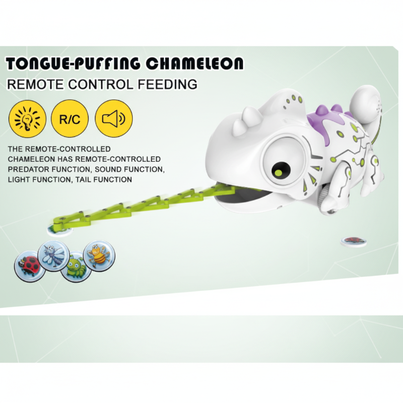 Engaging & Playful – RC Remote-Controlled Chameleon