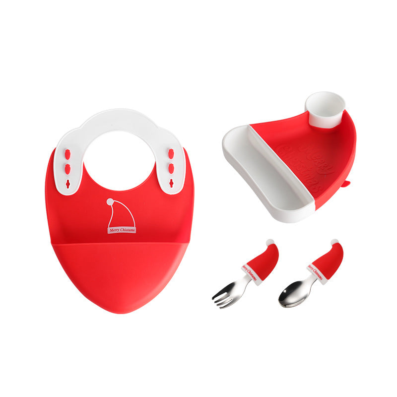 Safe & Non-Slip – Silicone Toddler Plate Kit with Cutlery