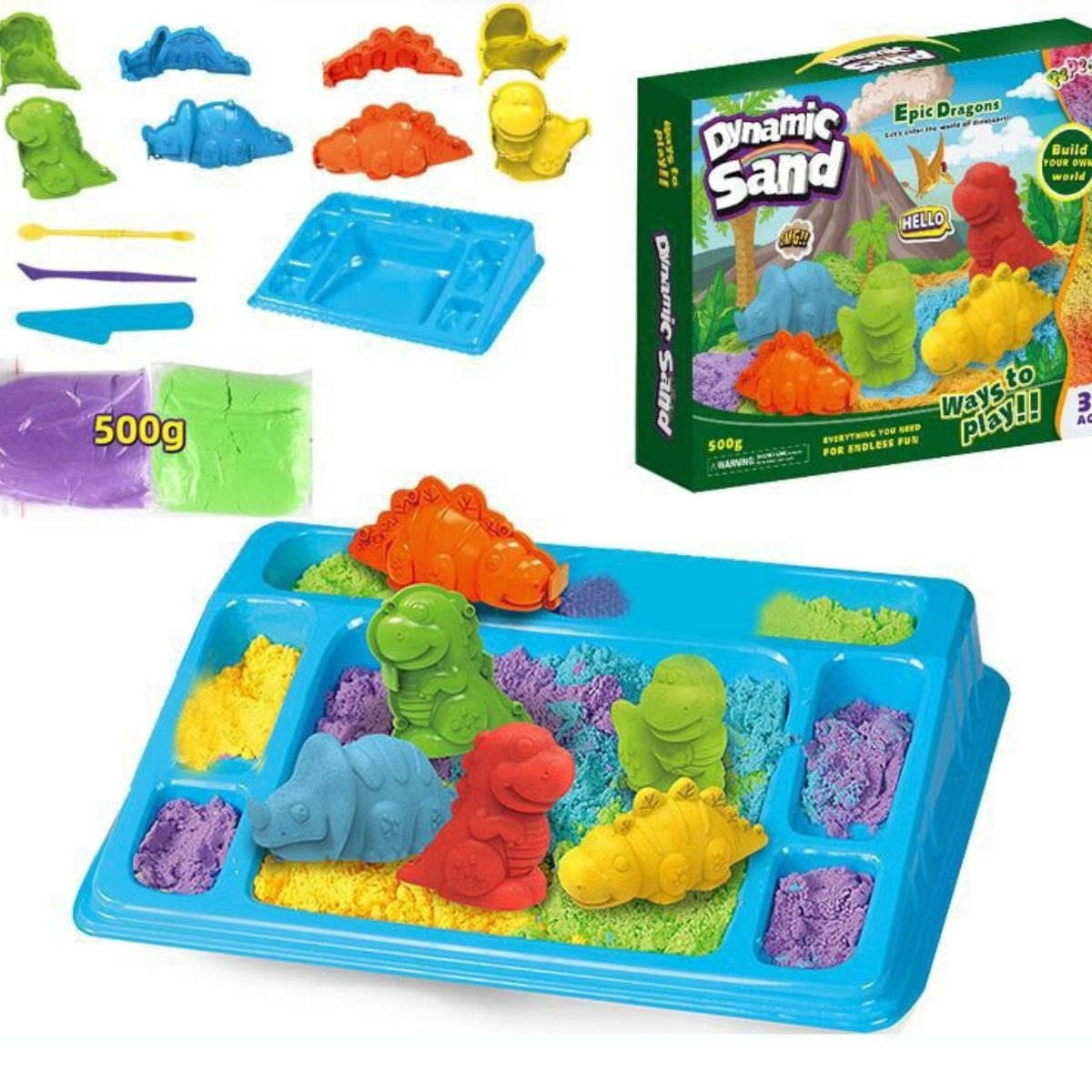 Enjoy playing and creating with sand! - Dynamic sand