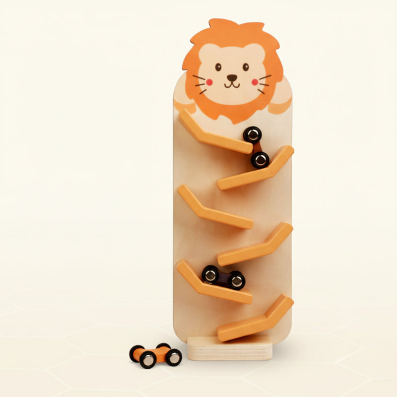 Active & Playful – Wood Car Roller Track