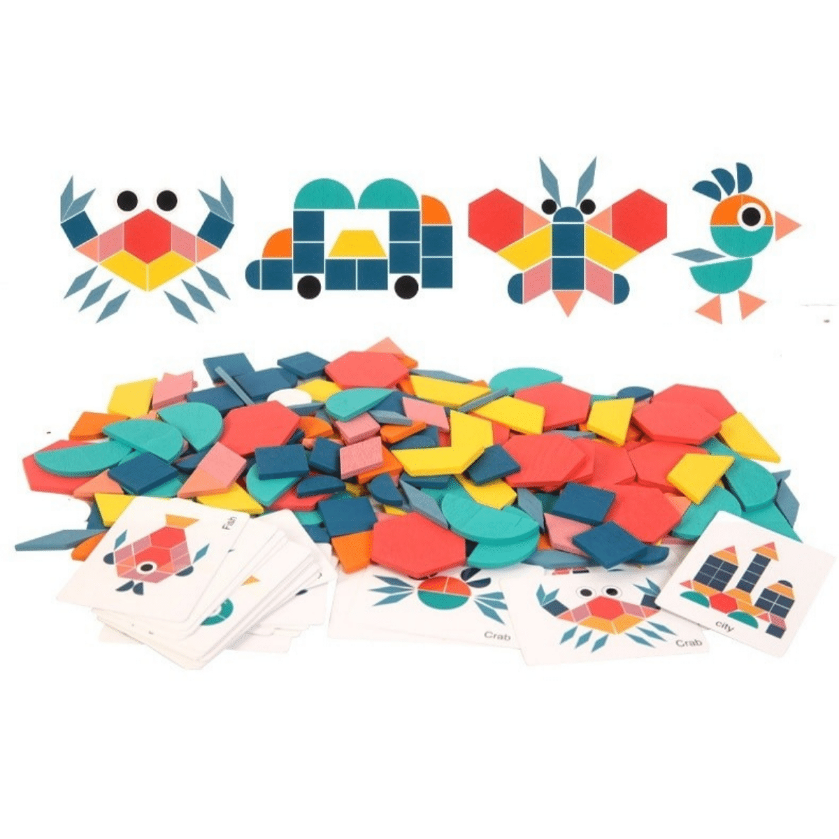Developing creativity - Geometric shape puzzle