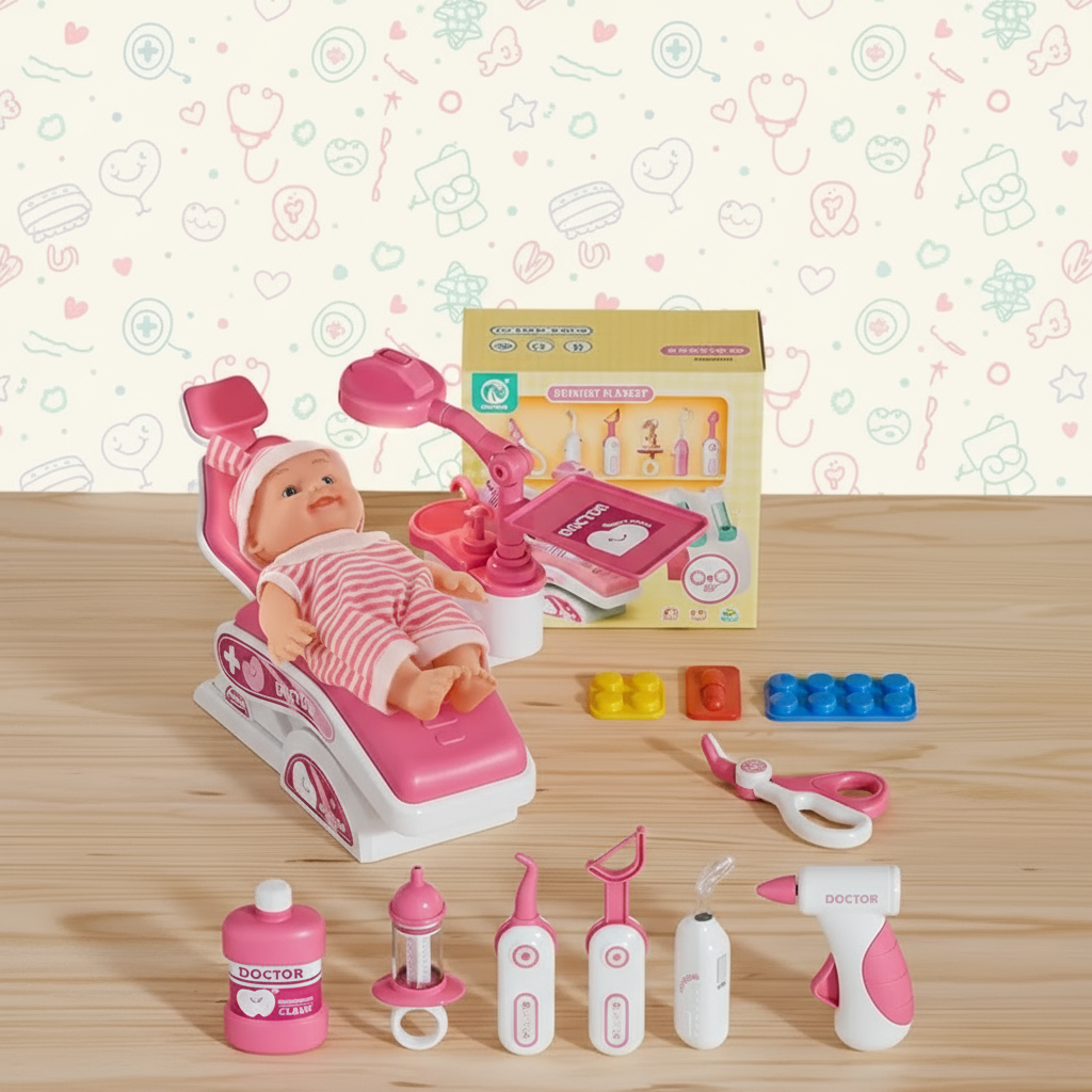 Educational and interactive – Doctor and dentist play set