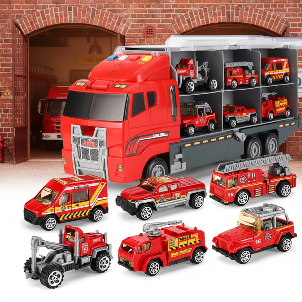 Realistic & Play – Container Truck