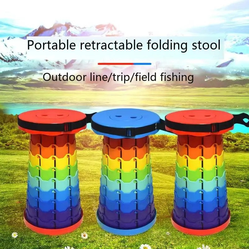 Fast & Sturdy - Vibrant Folding Stool