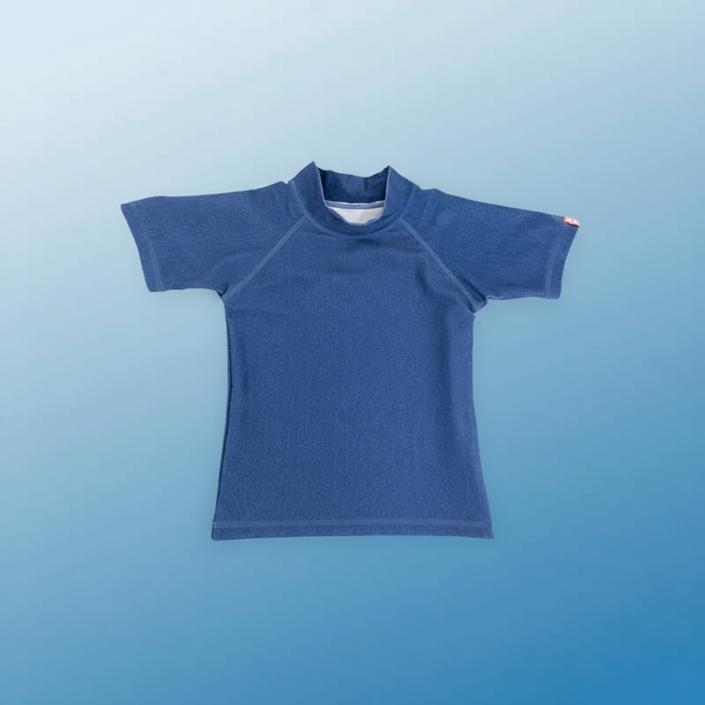Summery & Protective – Anti-UV Children's Swim Shirt with Short Sleeves