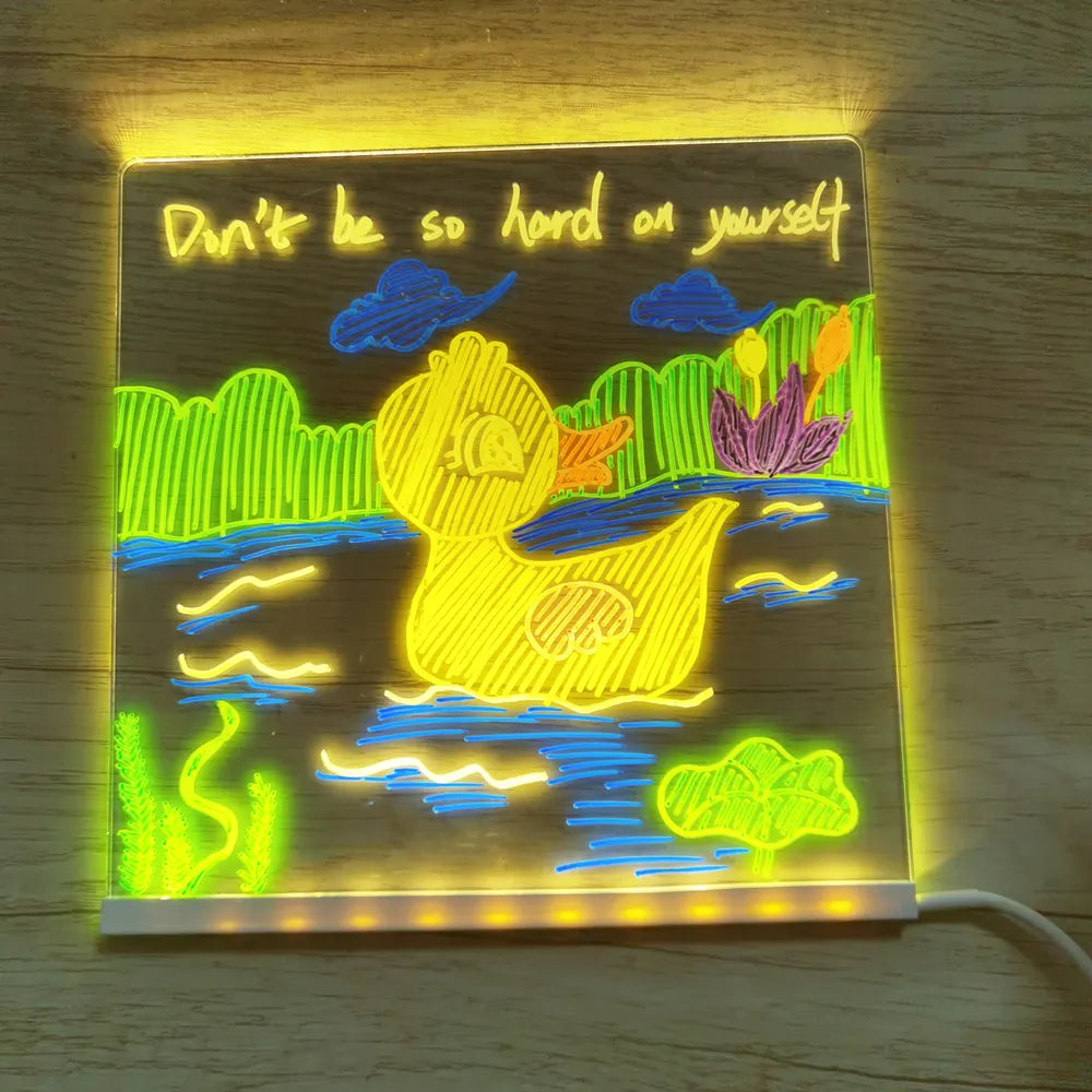 Shining stories - Illuminated drawing board