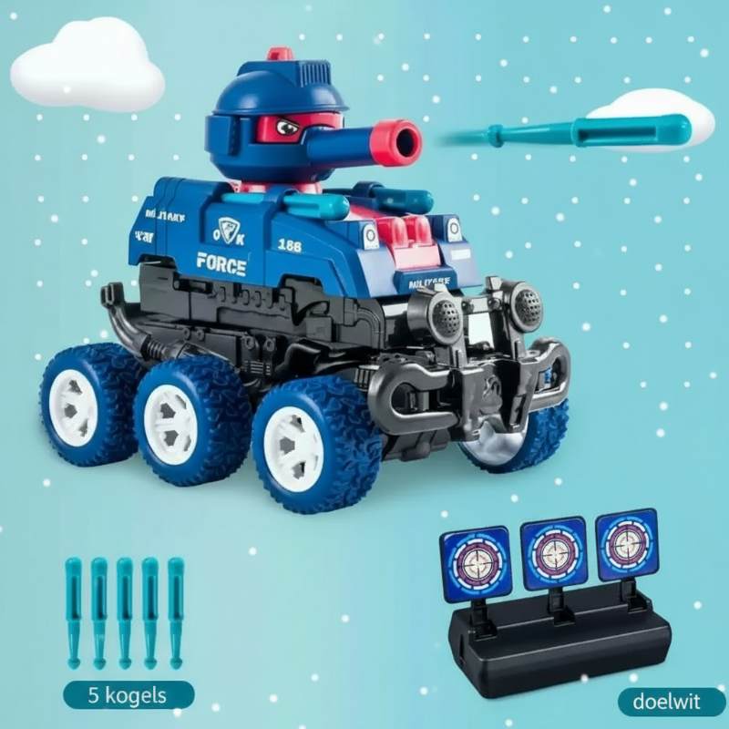 Active & Robust - Plaything tank with Shooting function