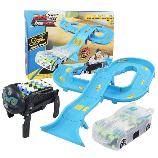 Play with a robot dog - Robot car race