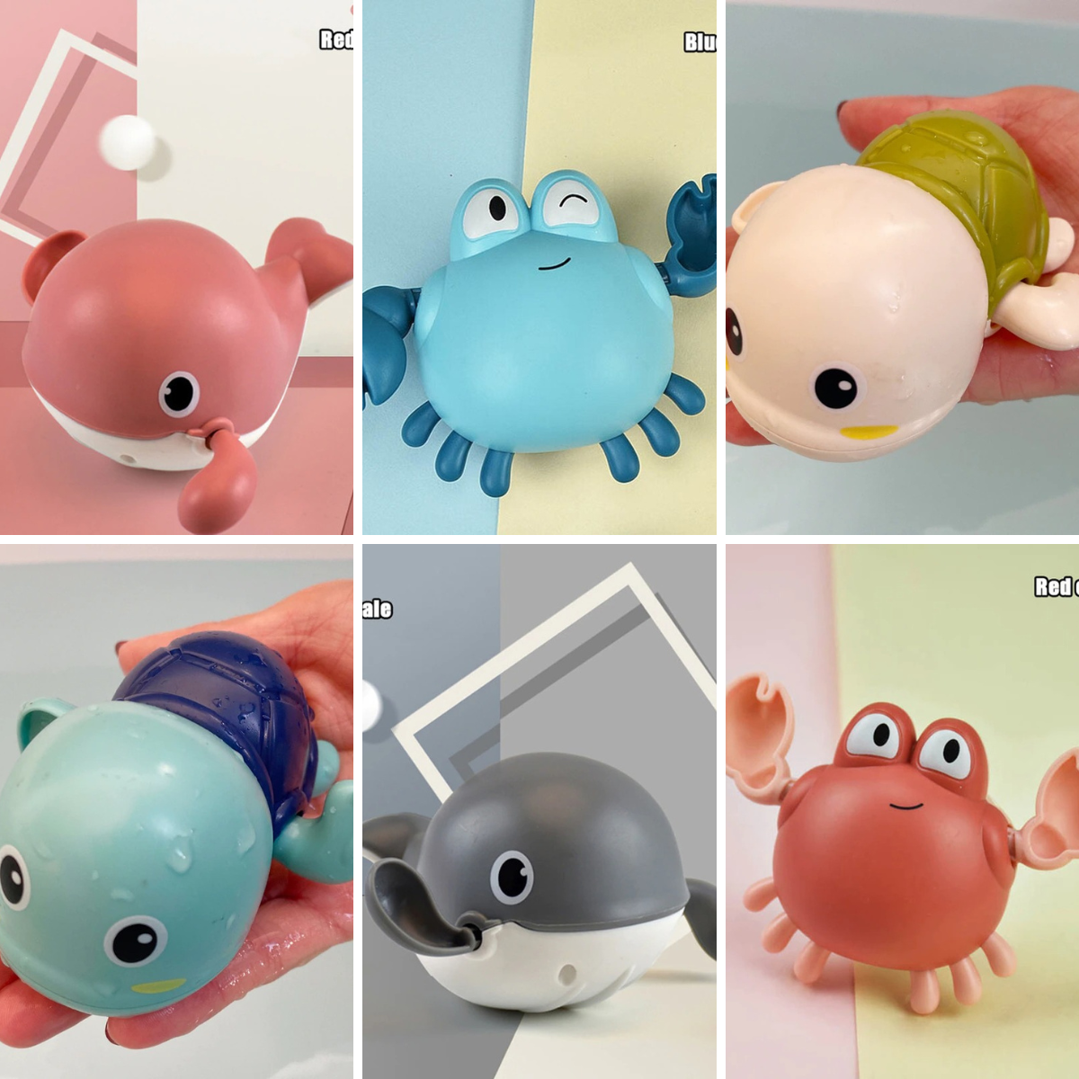 Bath with cute sea creatures! - Swimming turtles