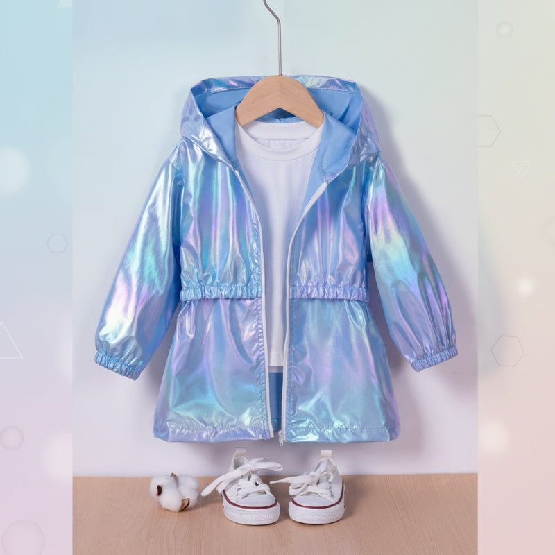 Shiny & Light – Children's Raincoat with Hood