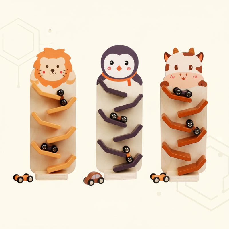 Active & Playful – Wood Car Roller Track