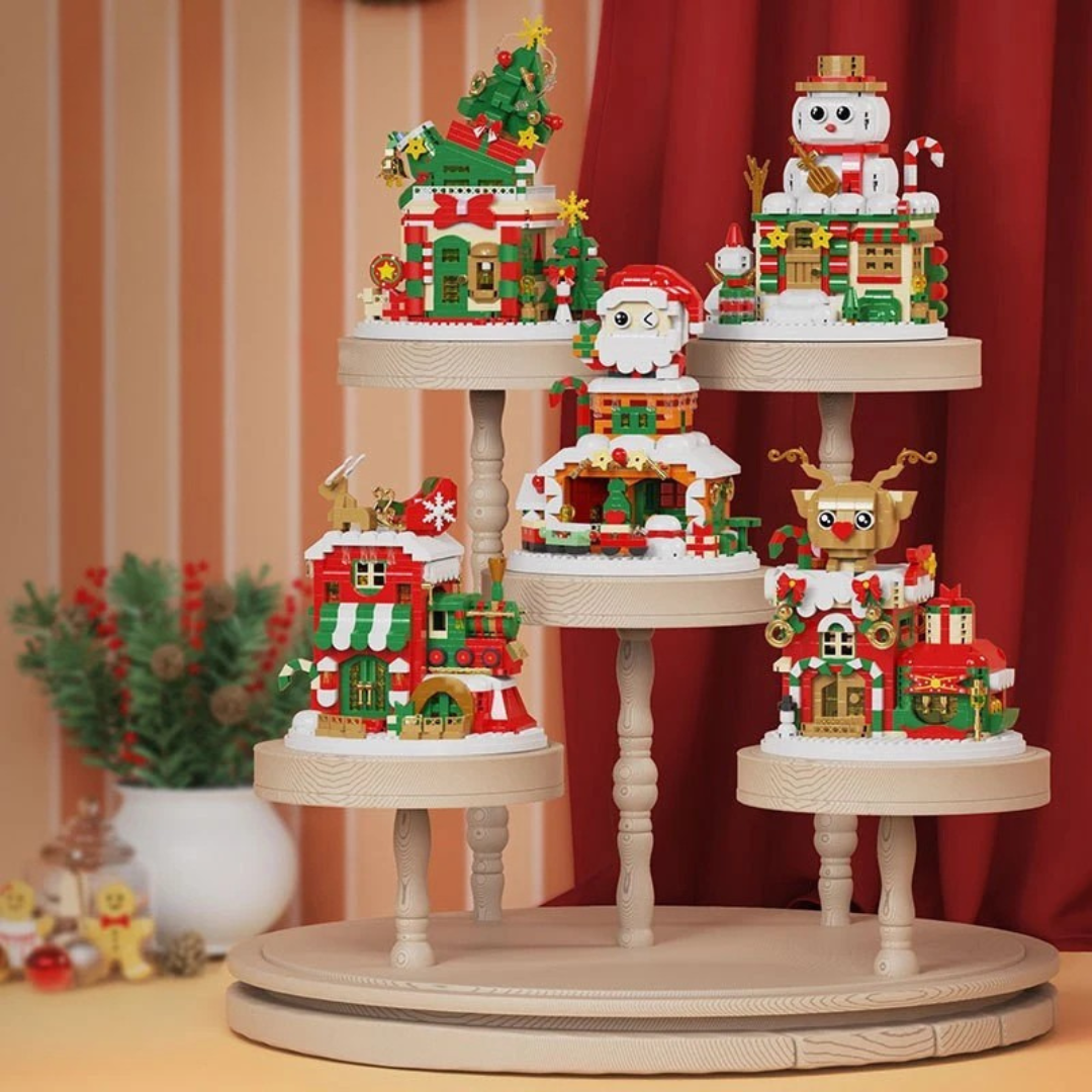 Cheerful & Decorative – Christmas Compact Building Blocks
