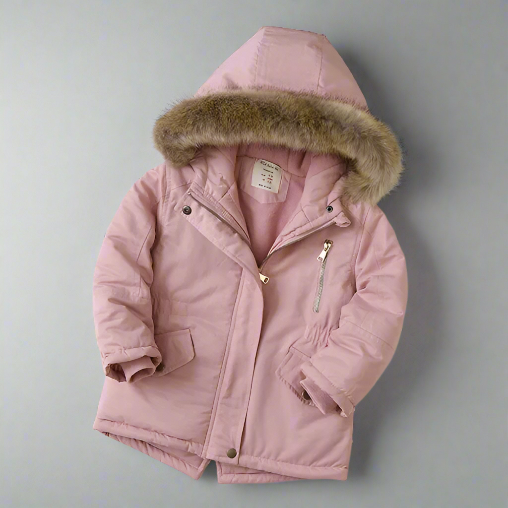 Elegant & Warm – Parka Winter Coat with Fur Collar