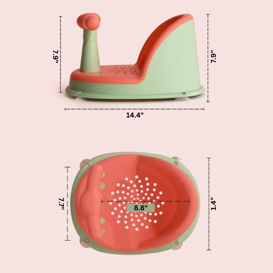 Safe & Comfortable – Ergonomic Infant Bath Seat