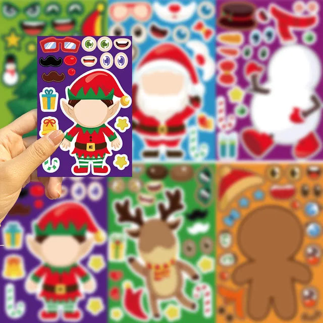 Christmas time in stickers - Sticker sheet Christmas