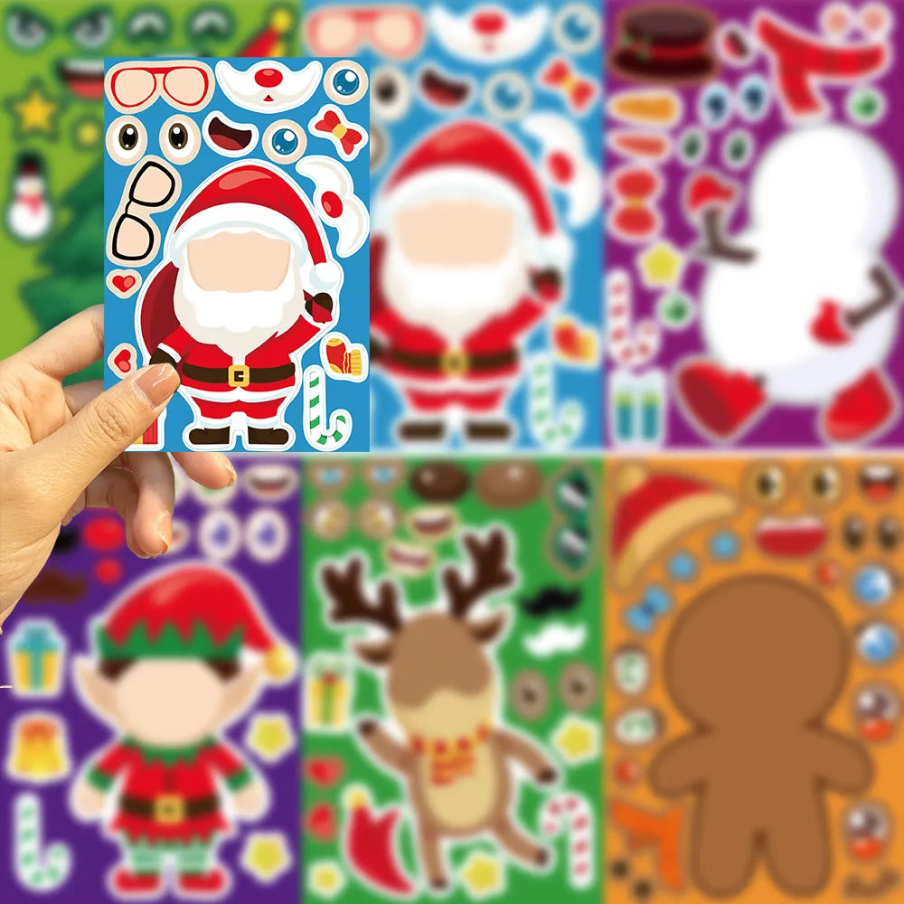 Christmas time in stickers - Sticker sheet Christmas
