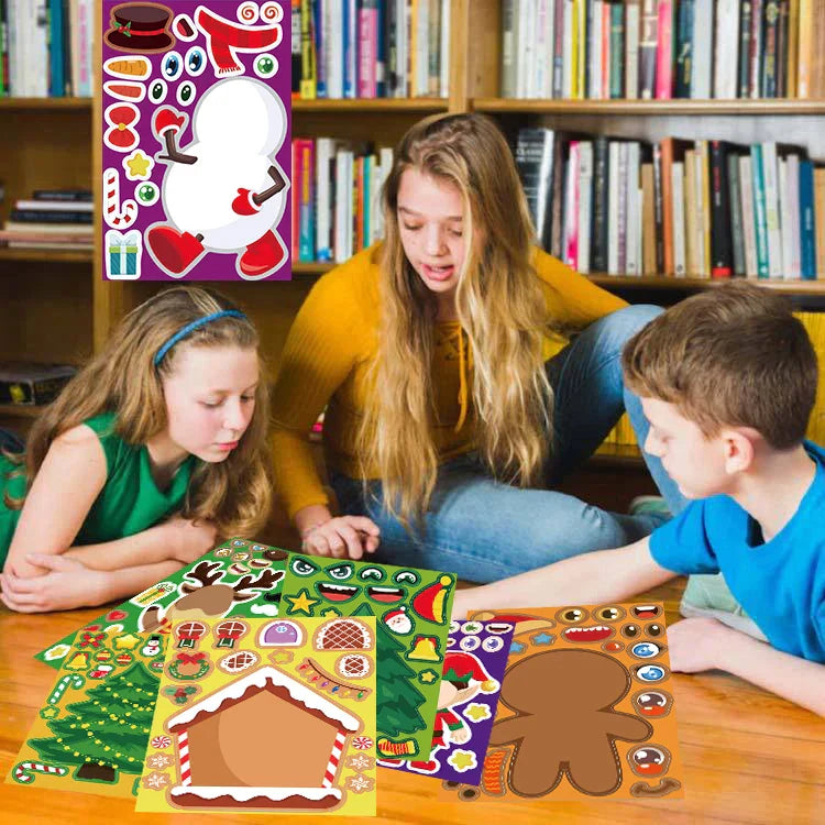 Christmas time in stickers - Sticker sheet Christmas