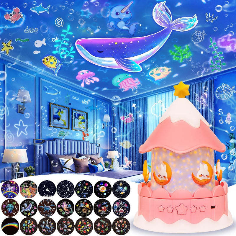 Dreamy & Innovative – Galaxy Projector Night Light with 360° Rotation