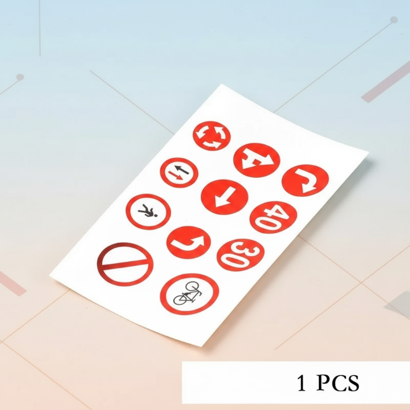 Colorful & Handy – Traffic Route Sticker Tape Kit