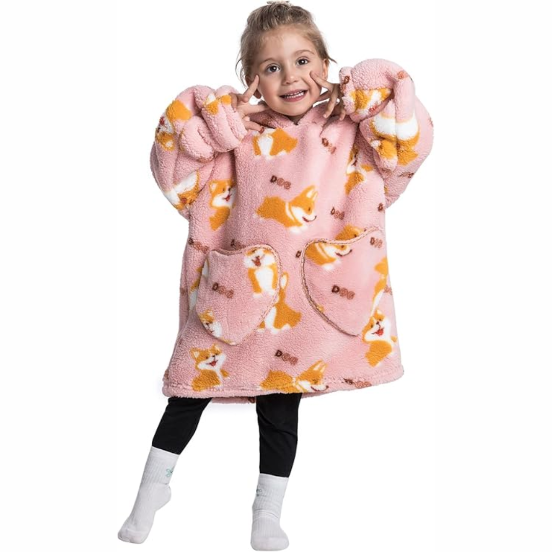 Cute and comfortable – Children's blanket with hood