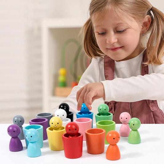 Color Champions – Educational & Discovery – Montessori Wooden Color Sorting Game