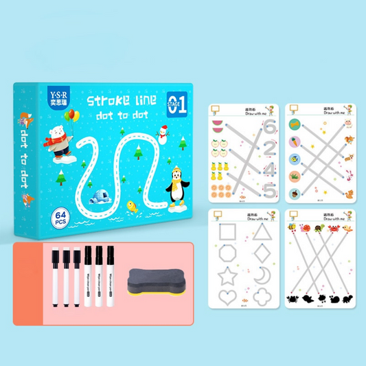 First introduction to writing - Exercise book for kids