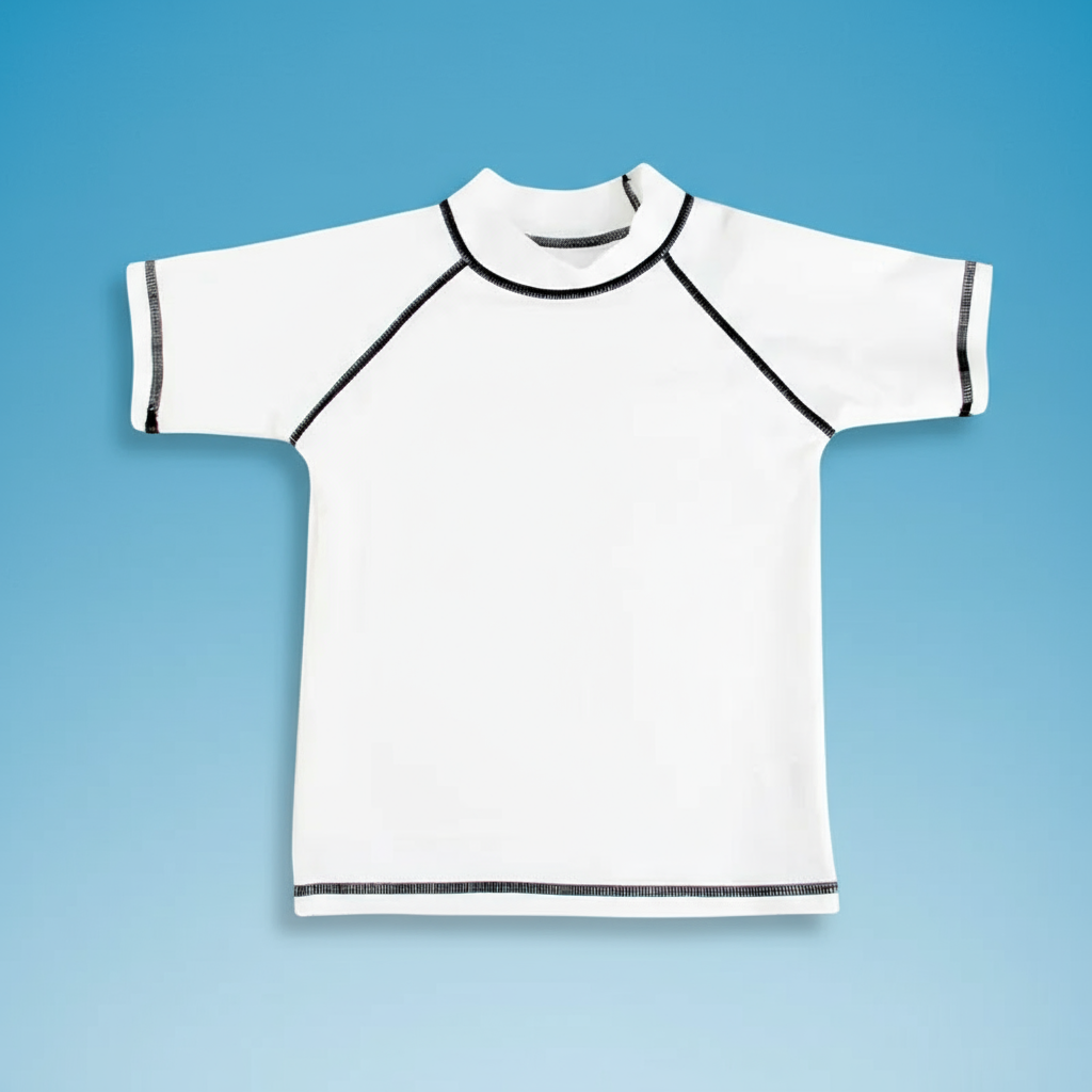 Summery & Protective – Anti-UV Children's Swim Shirt with Short Sleeves