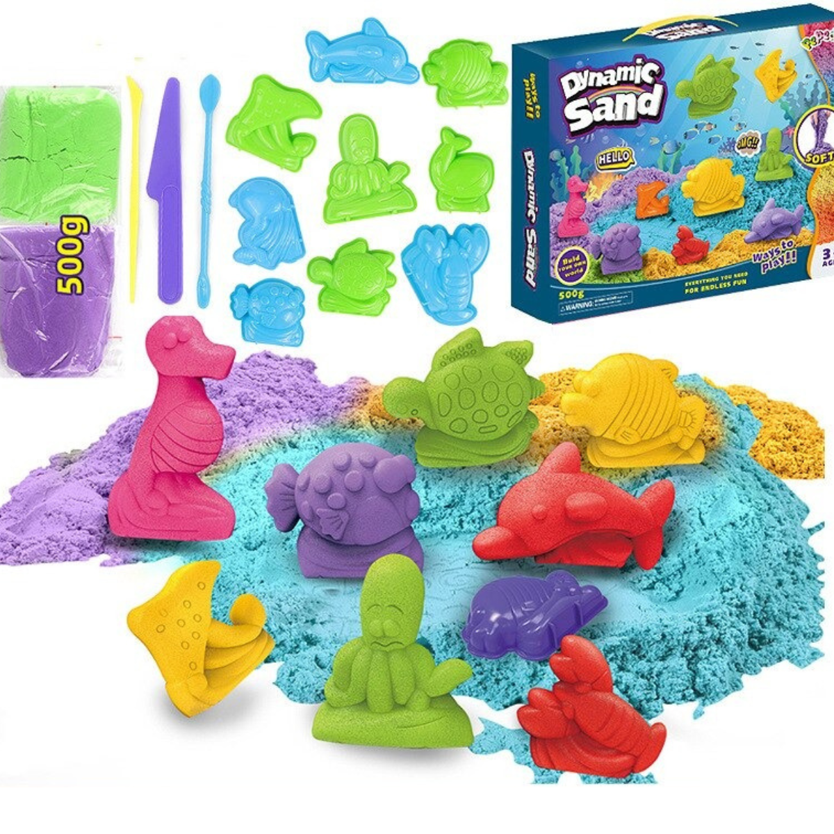 Enjoy playing and creating with sand! - Dynamic sand