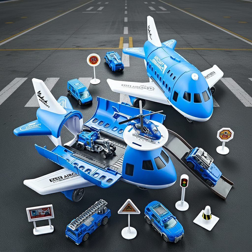Interactive & Educational – Airport Play Kit With Vehicles