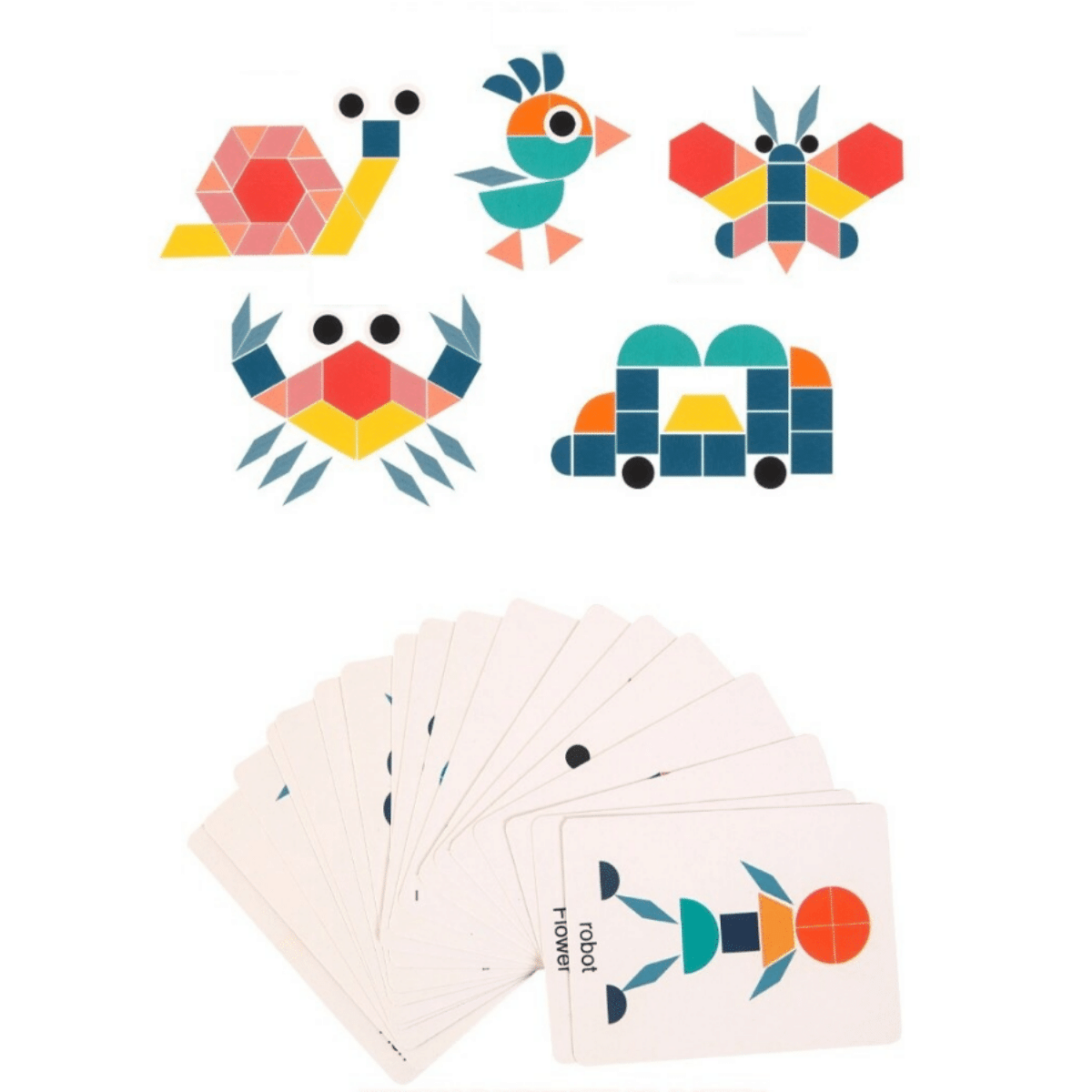 Developing creativity - Geometric shape puzzle