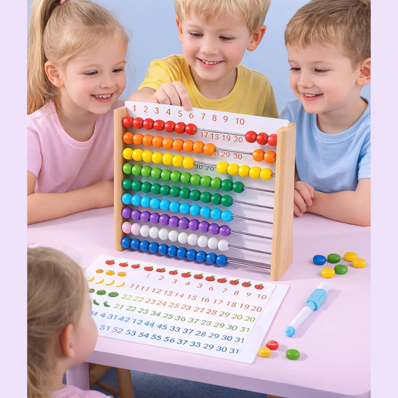 Count and Learn - Wood Abacus