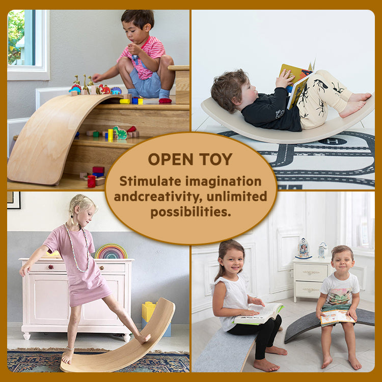 Multipurpose toy - Wood balance board