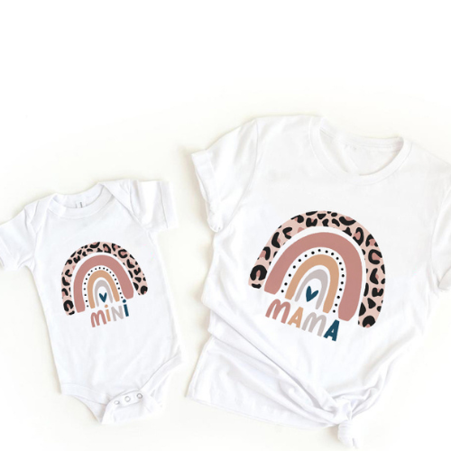 Mommy & Daughter - Matching Shirt & Romper
