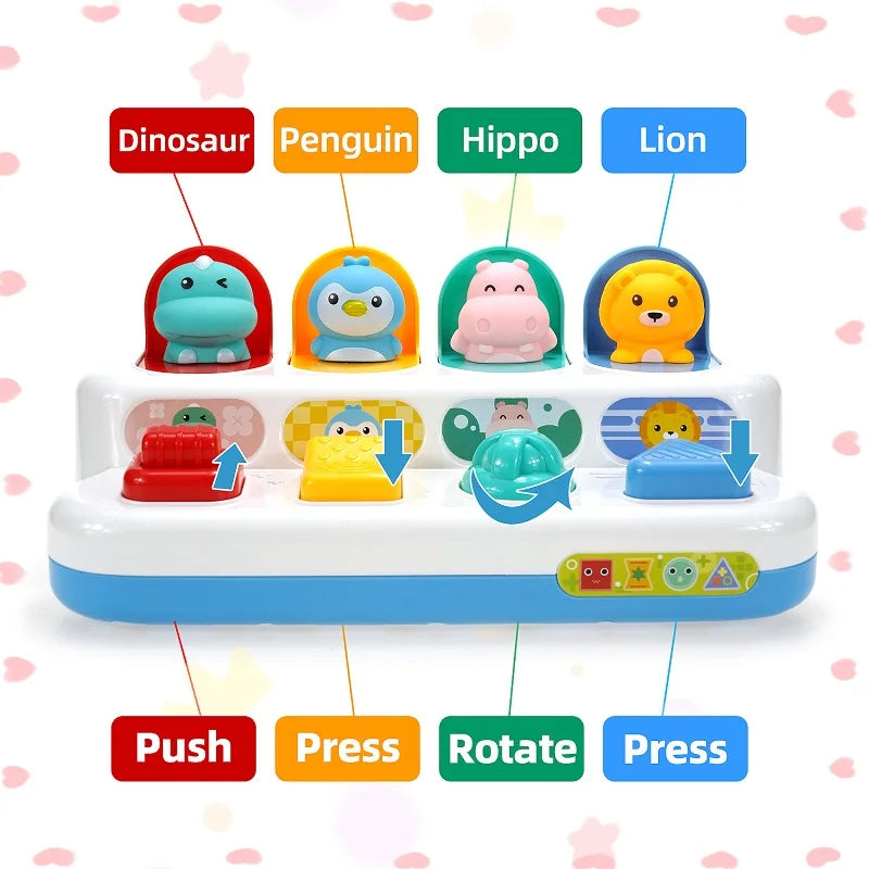 Press and turn the buttons - Infant toy