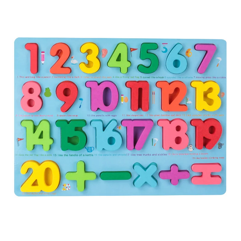 Colorful & Educational – Montessori Number & Letter Educational Puzzle