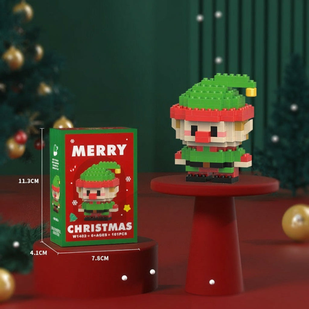 Cheerful & Decorative – Christmas Compact Building Blocks