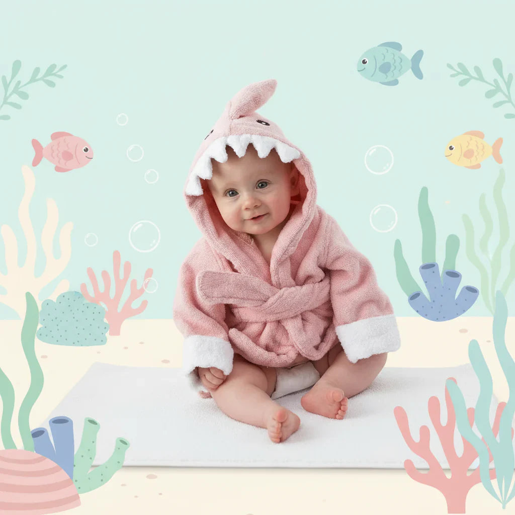 Plush & Absorbent – Bathrobe with Animal Design