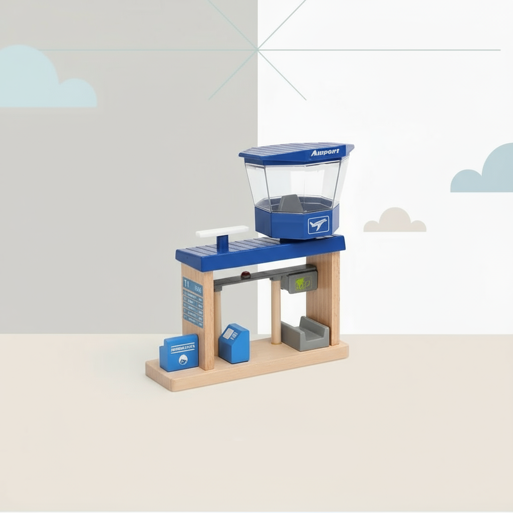 Stylish & Educational - Wooden Public Transportation Play Kit