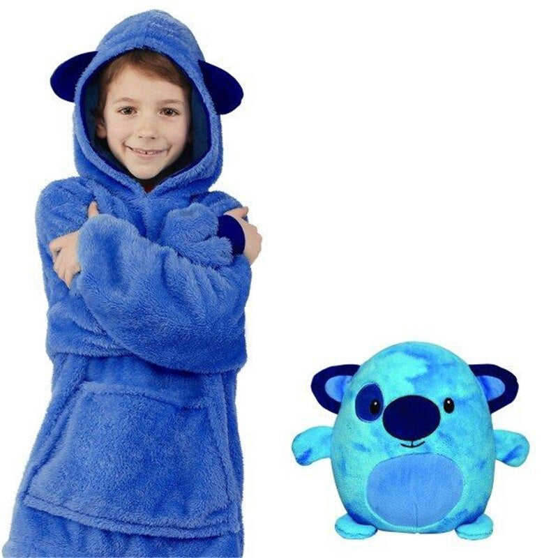 Hoodie and toy in one package - Warm kids's hoodie