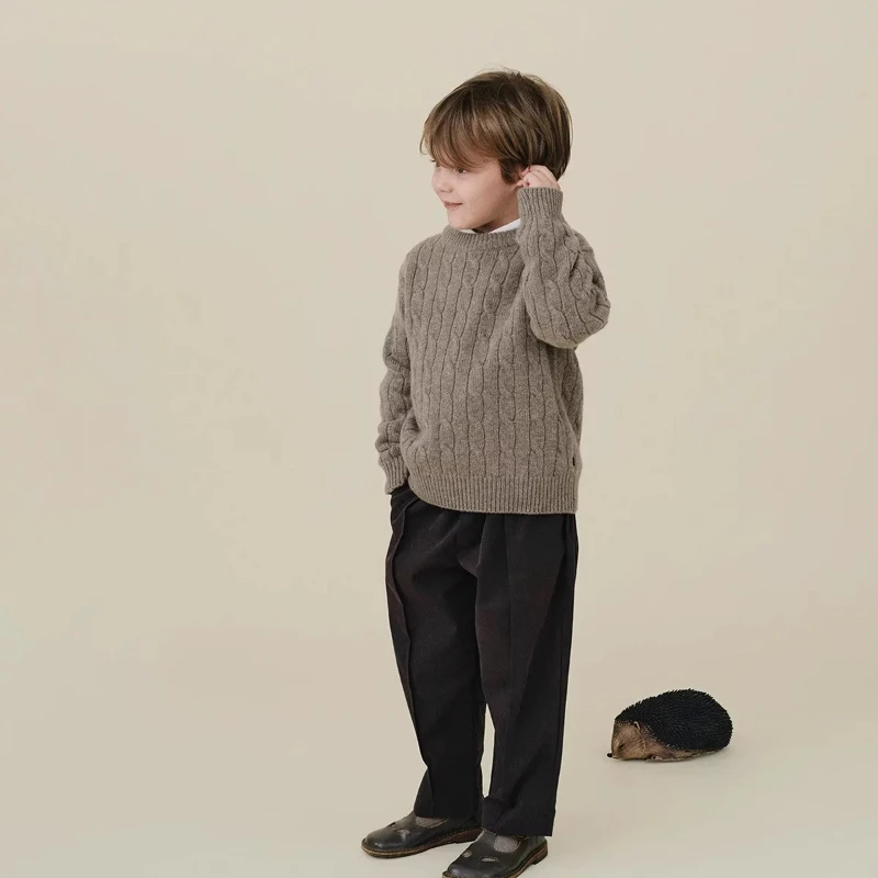 Warm & Comfortable – Children's sweater made from a fine wool blend