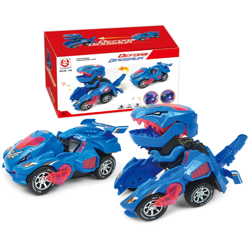 Transforming robot car