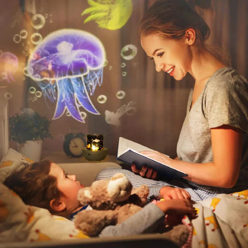 Dreamy & Innovative – Galaxy Projector Night Light with 360° Rotation